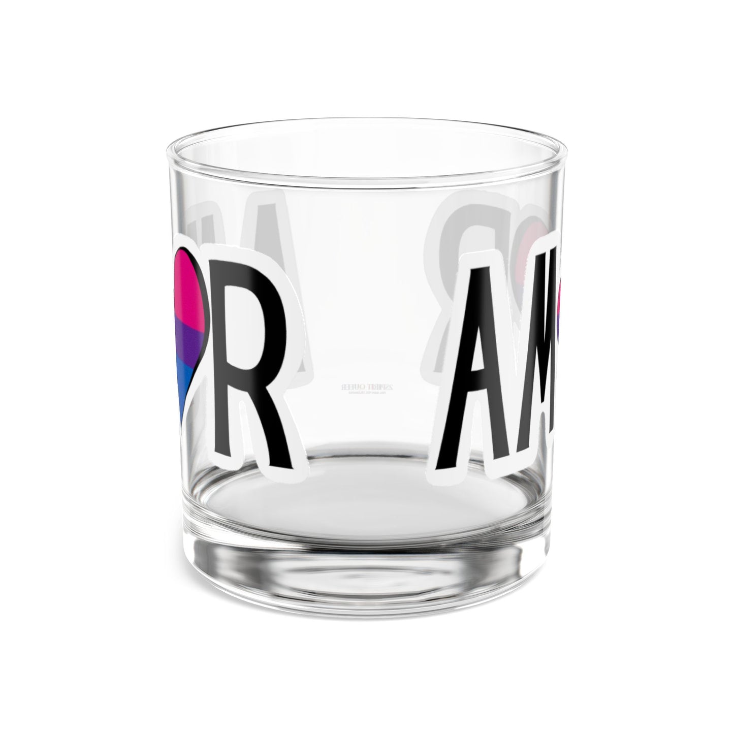 Amor  - Bi Rocks Glass, 10oz