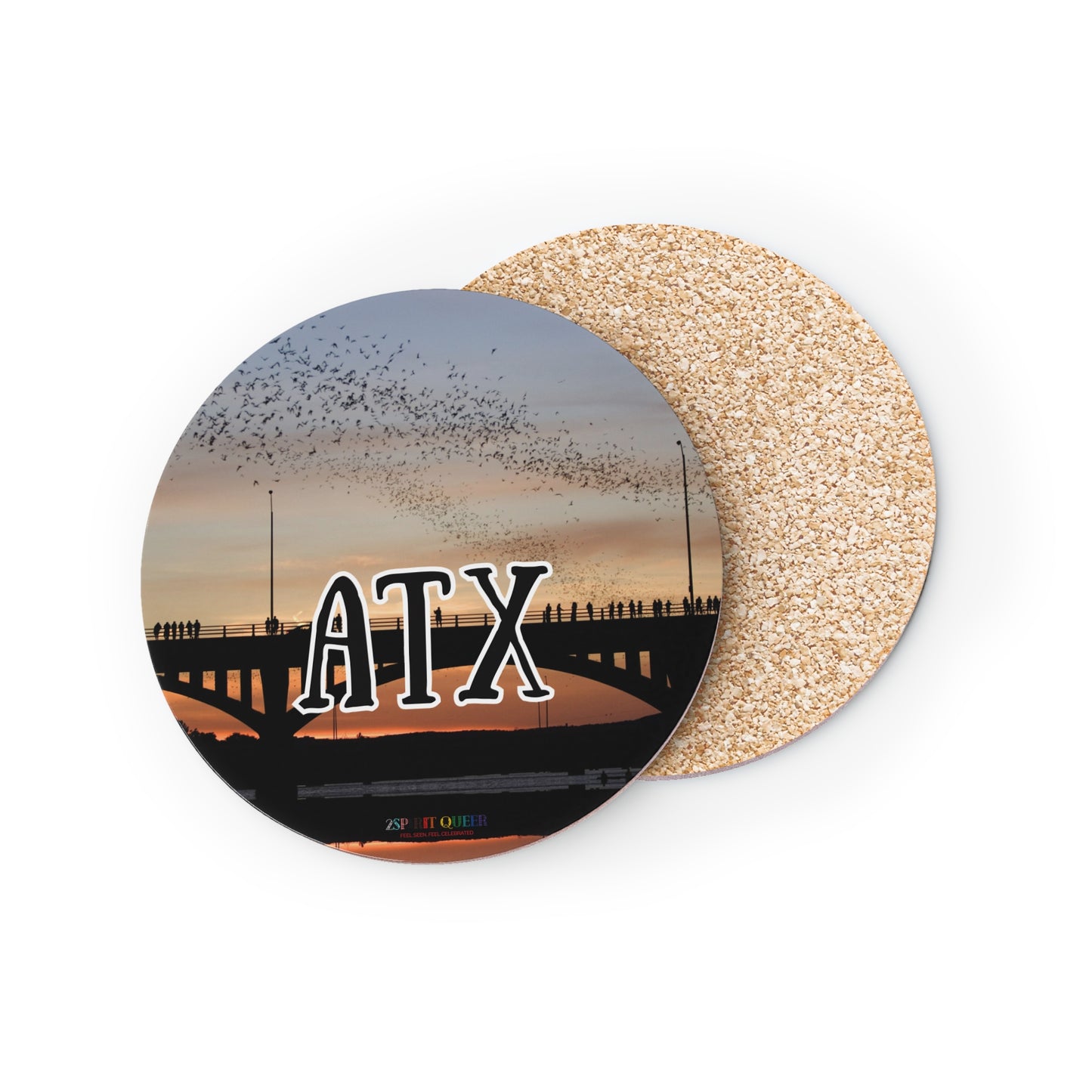 ATX Bat Bridge Coasters