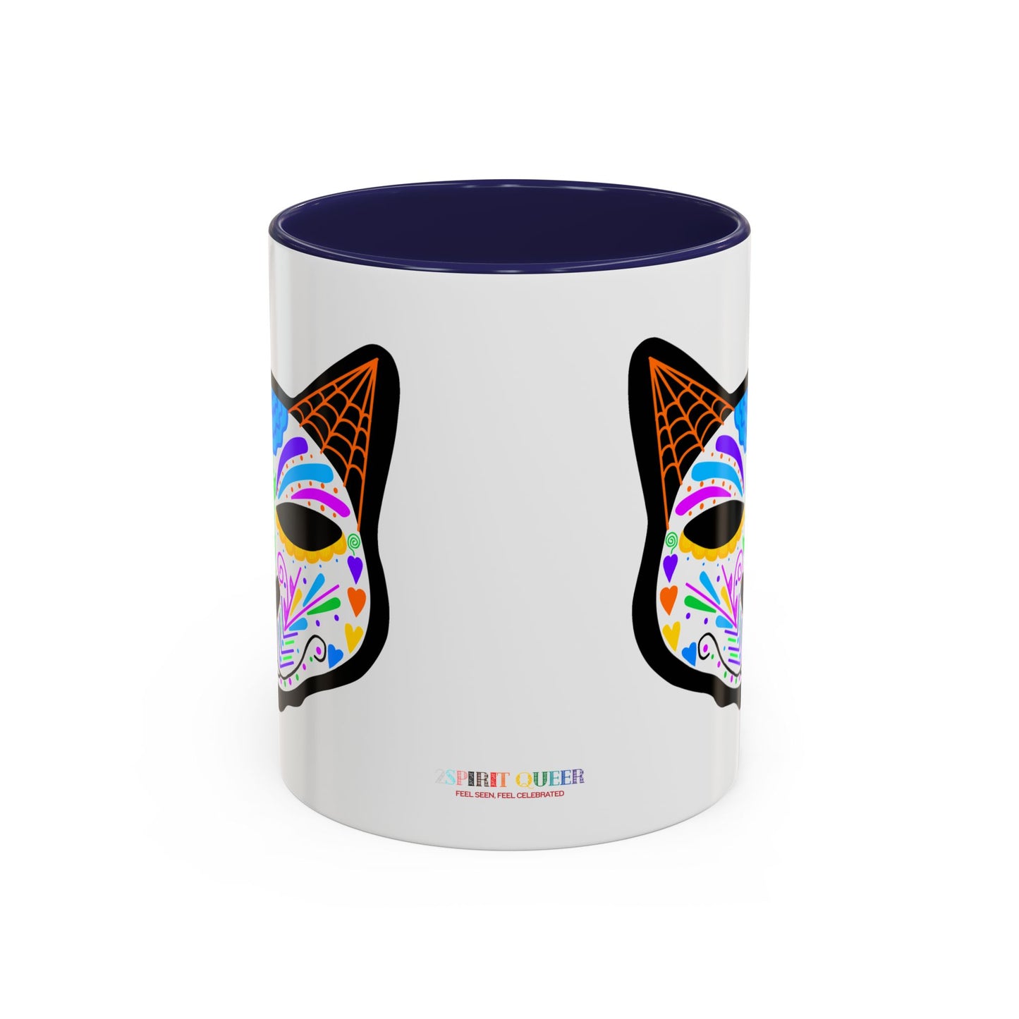 Dia de los Muertos Cat Coffee Mug