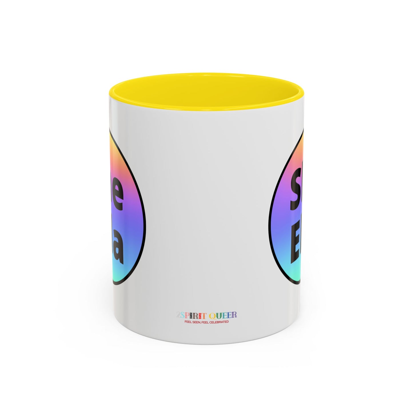 She/Ella  Rainbow Coffee Mug