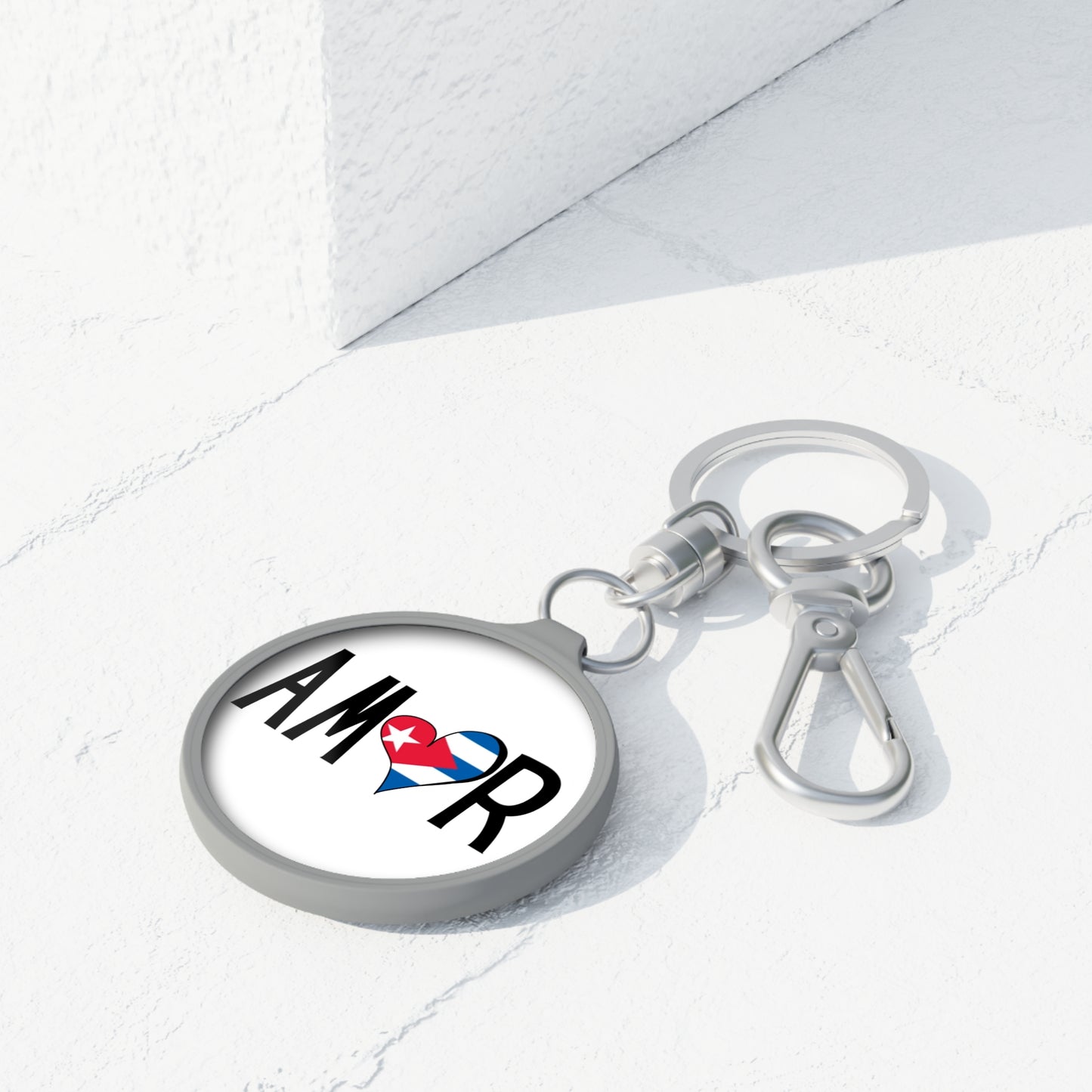 Amor Cuba Keyring Tag