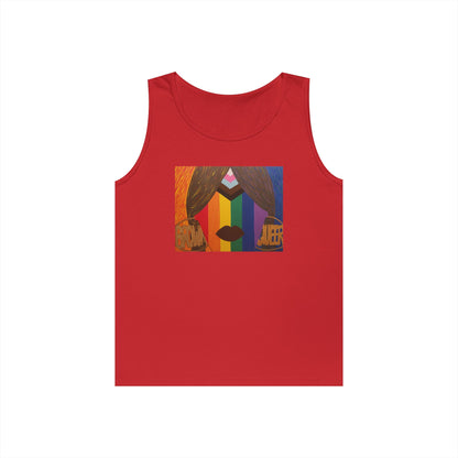 Brown and Queer Heavy Cotton Tank Top