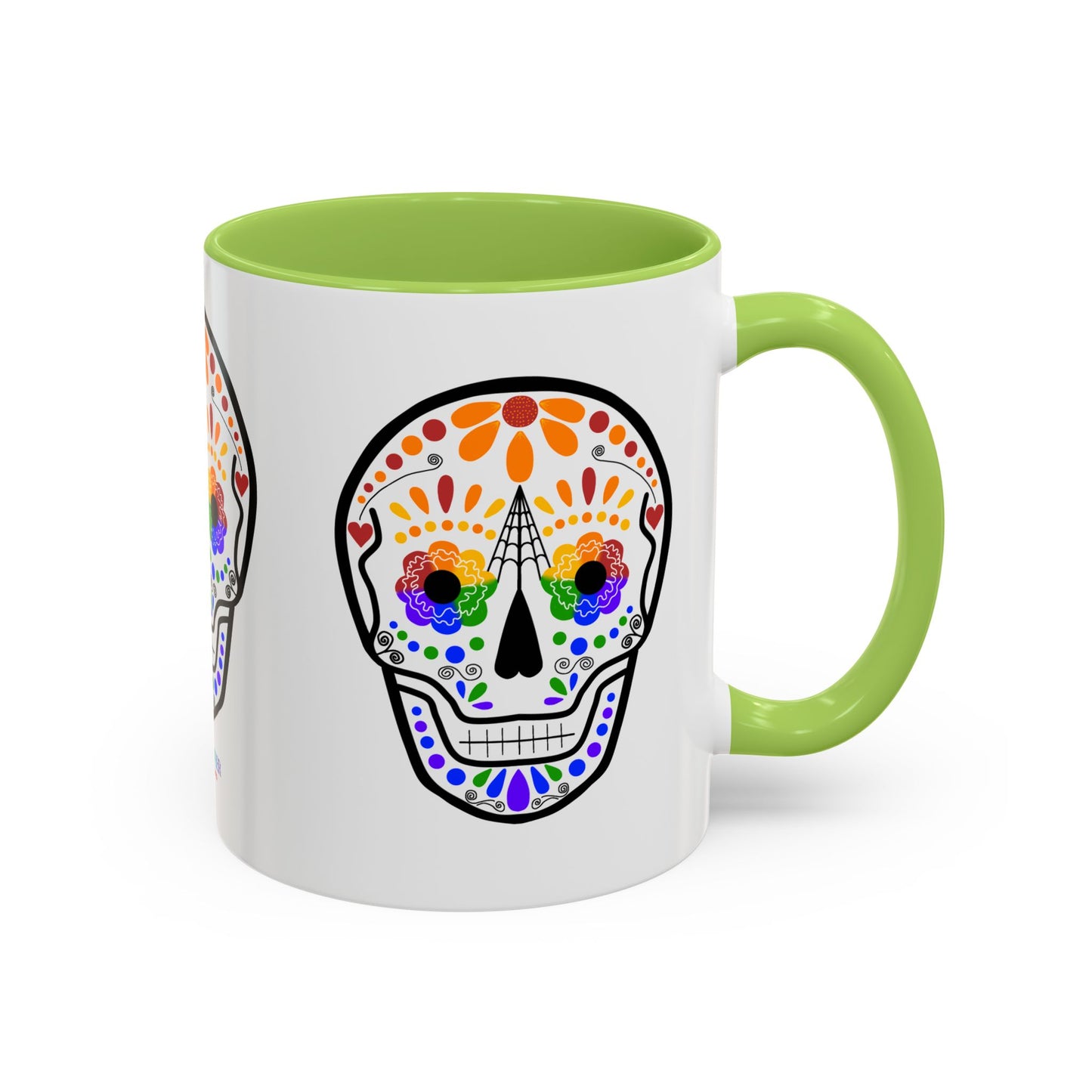 Queer Sugar Skull Coffee Mug