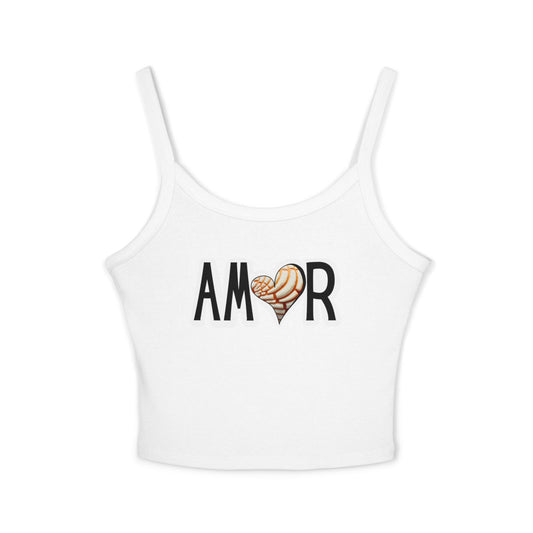 Amor Concha Spaghetti Strap Tank Top