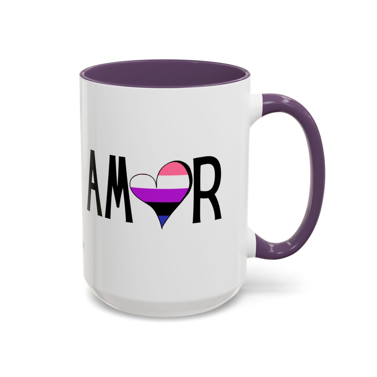 Amor Genderfluid Accent Coffee Mug