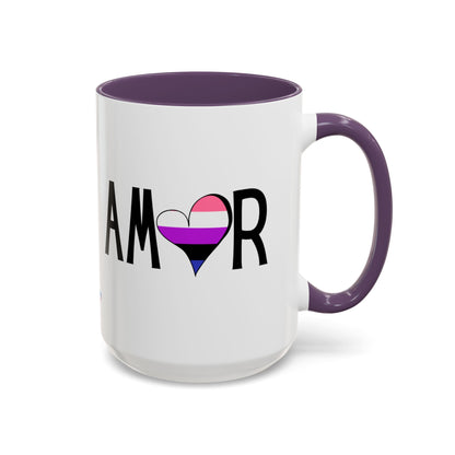 Amor Genderfluid Accent Coffee Mug