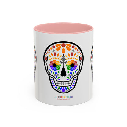 Queer Sugar Skull Coffee Mug