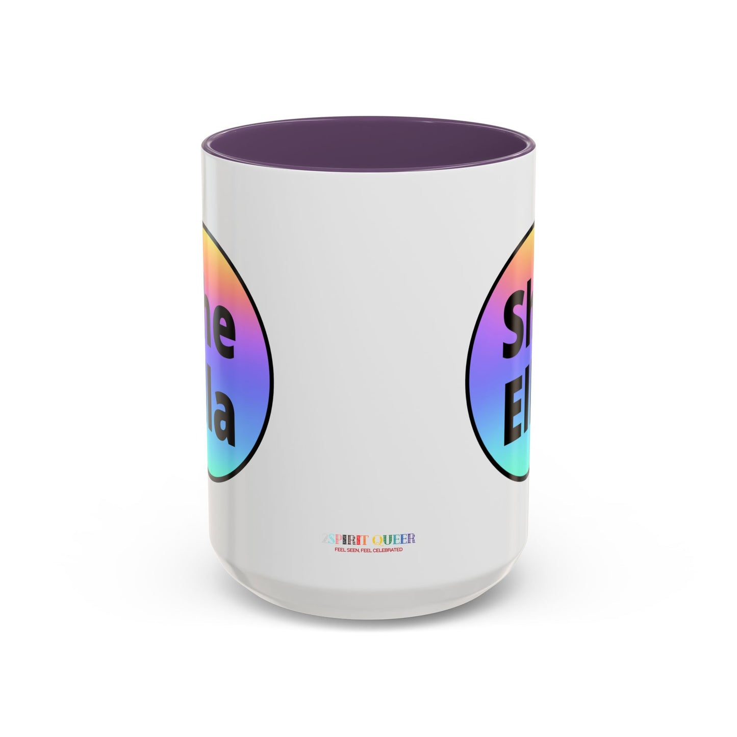 She/Ella  Rainbow Coffee Mug