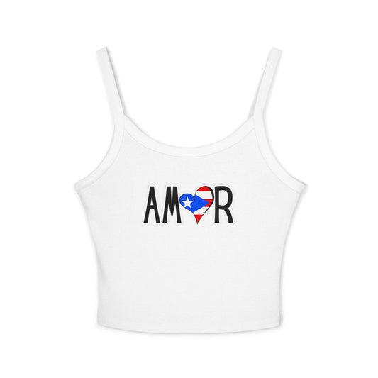 Amor Puerto Rico Spaghetti Strap Tank Top