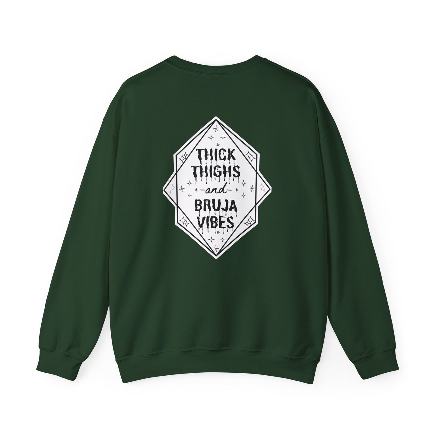 Thick Thighs Bruja Vibes Crewneck Sweatshirt