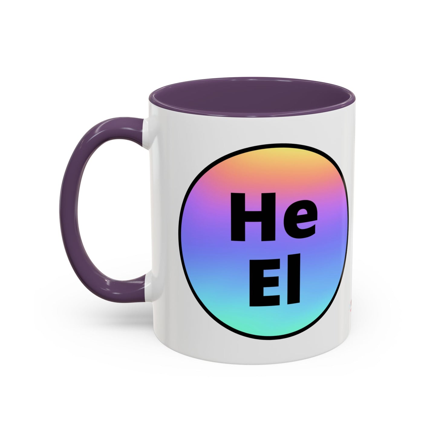 He / El Rainbow Coffee Mug