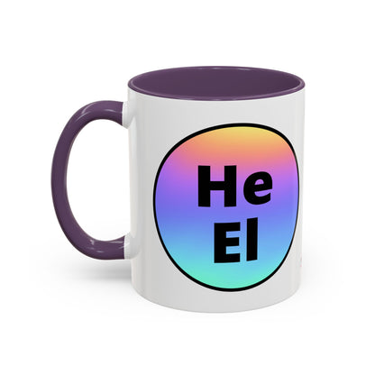 He / El Rainbow Coffee Mug