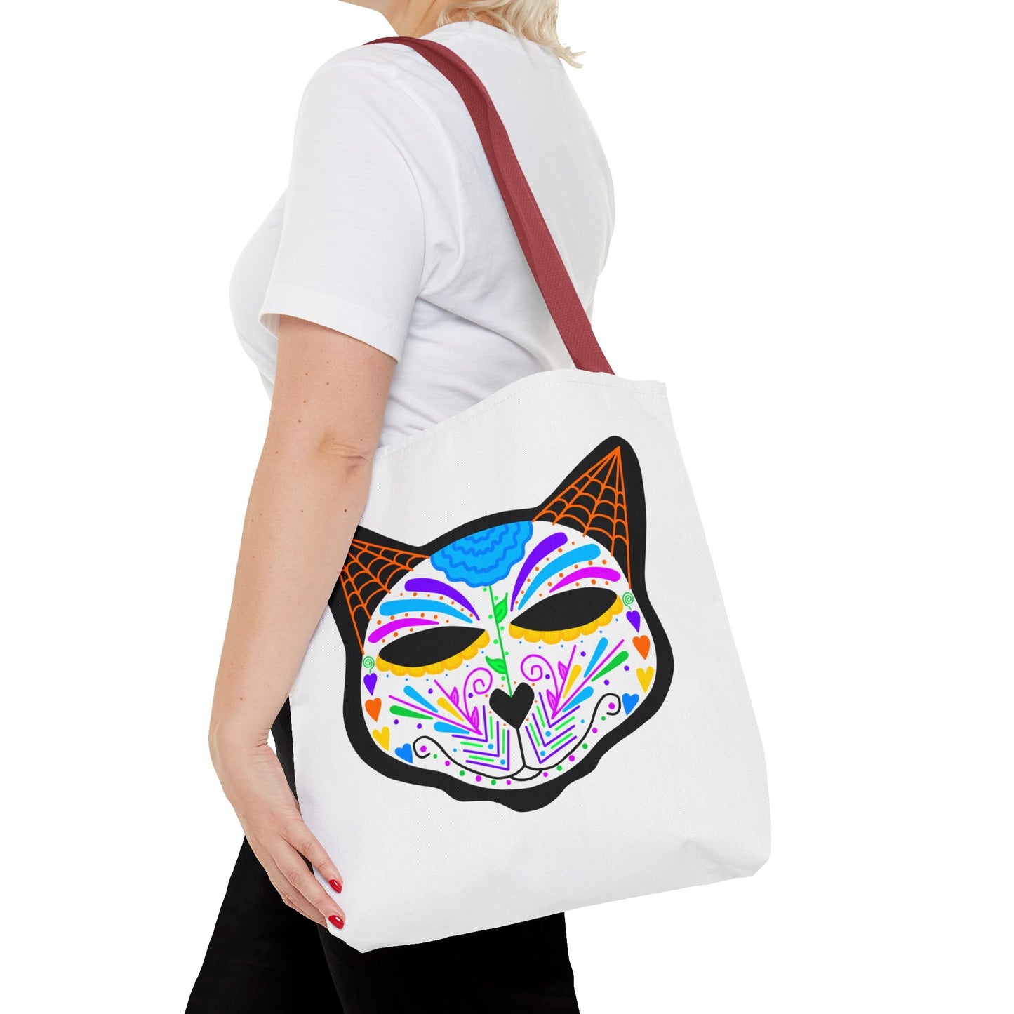 Dia de los Muertos Cat Tote Bag