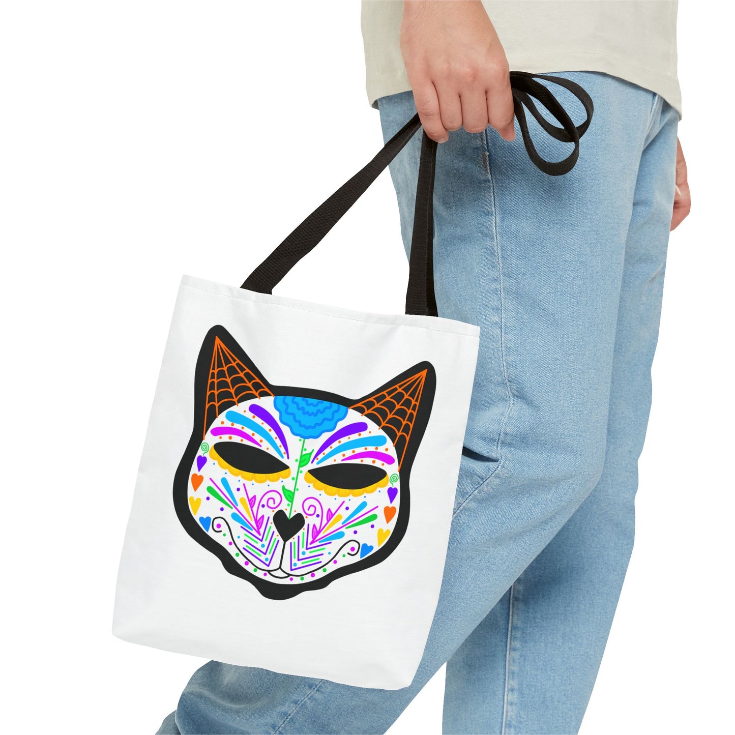 Dia de los Muertos Cat Tote Bag
