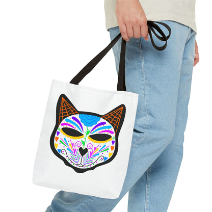Dia de los Muertos Cat Tote Bag