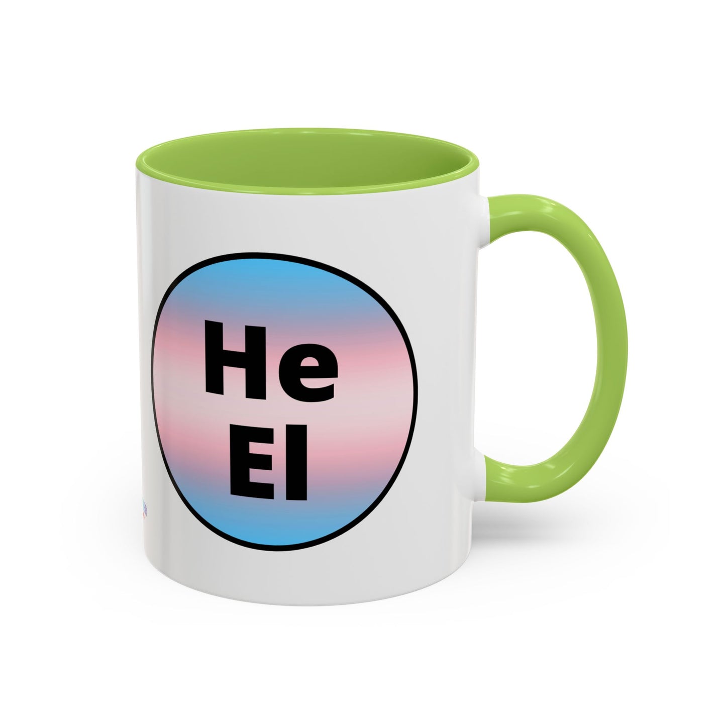 He/El Trans Accent Coffee Mug