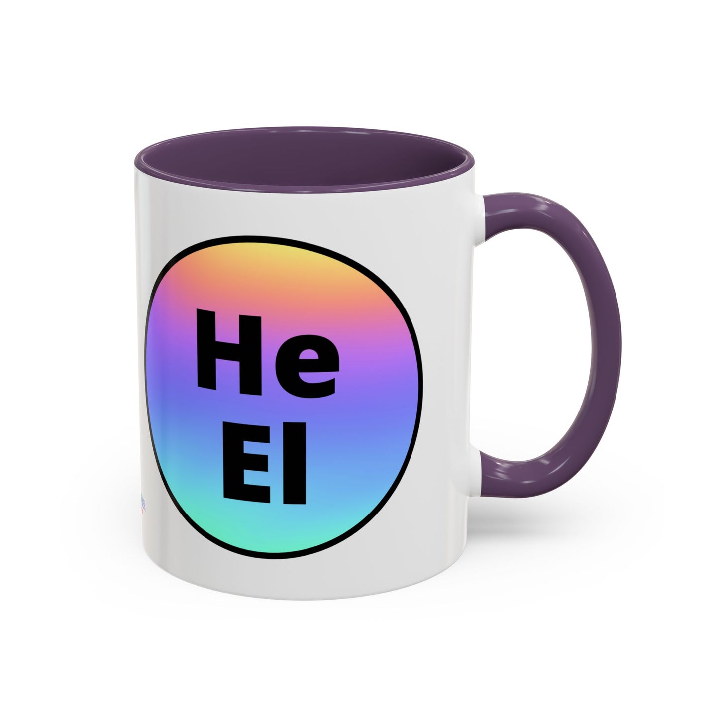 He / El Rainbow Coffee Mug