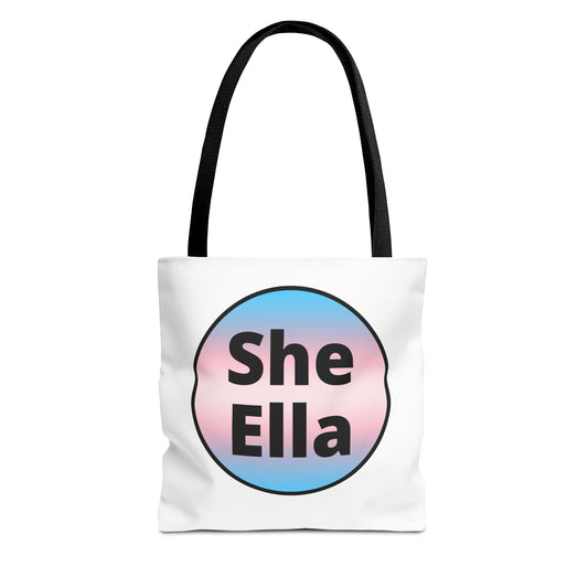 She/Ella Trans Tote Bag