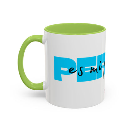 Perreo Es Mi Profesion Blue Accent Coffee Mug