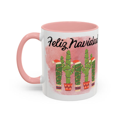 Feliz Navidad Cacti Coffee Mug