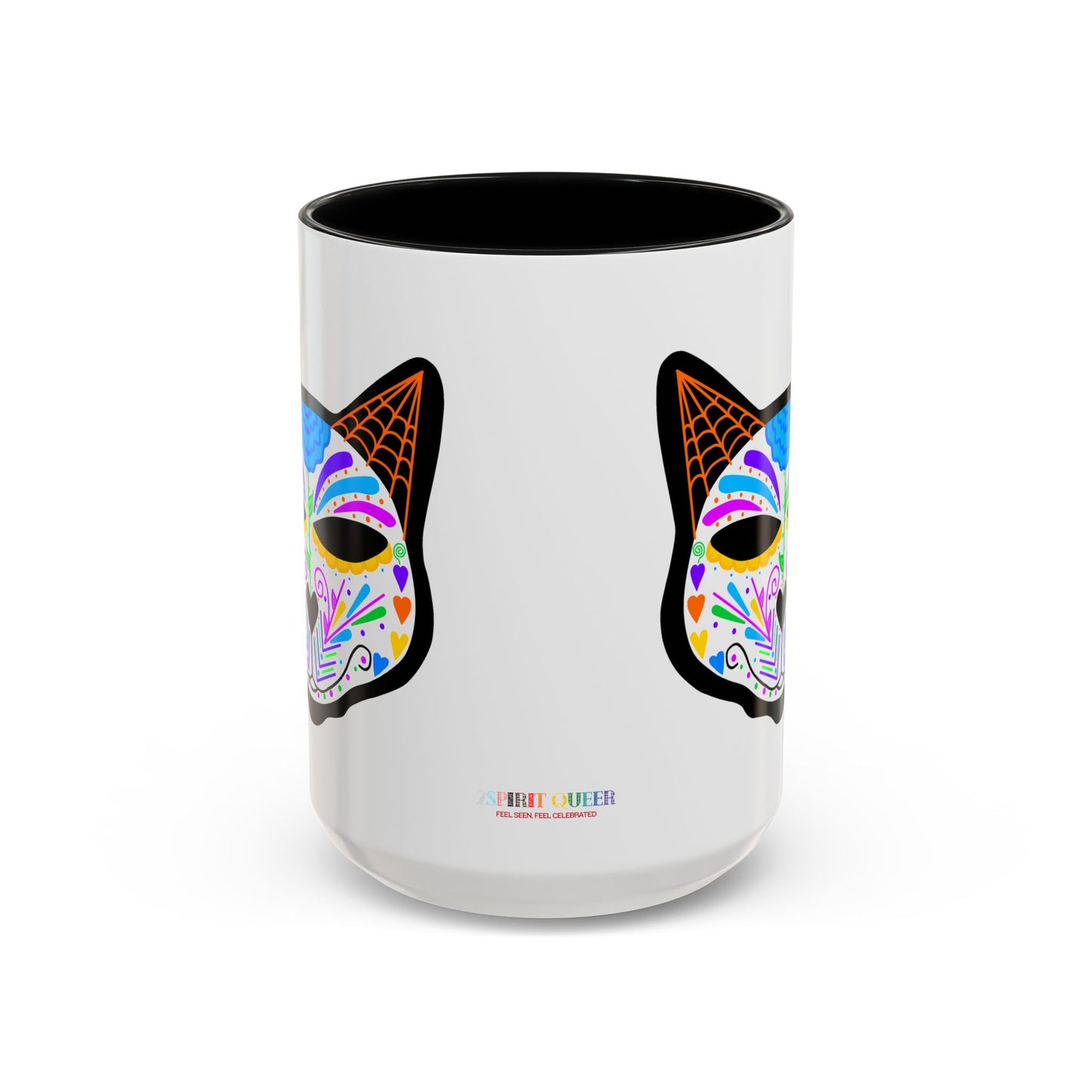 Dia de los Muertos Cat Coffee Mug