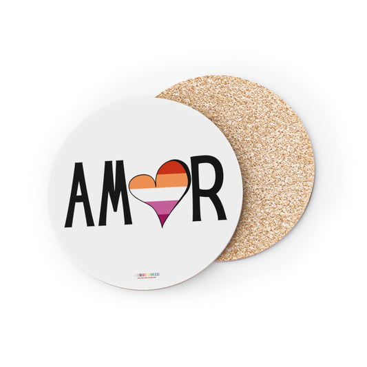 Amor Lesbian Coasters