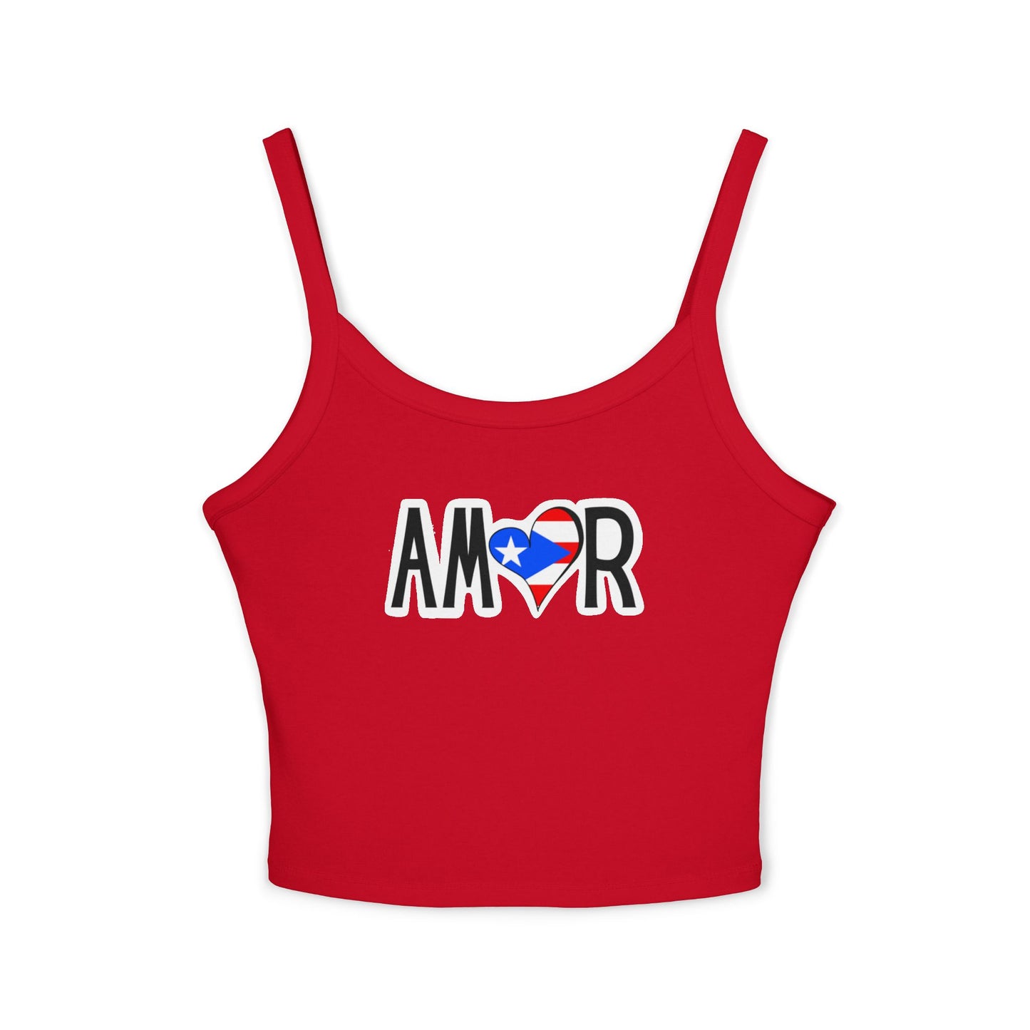 Amor Puerto Rico Spaghetti Strap Tank Top