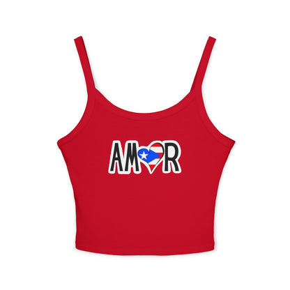 Amor Puerto Rico Spaghetti Strap Tank Top
