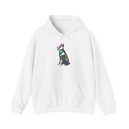 Dia de los Muertos German Shepard Hooded Sweatshirt