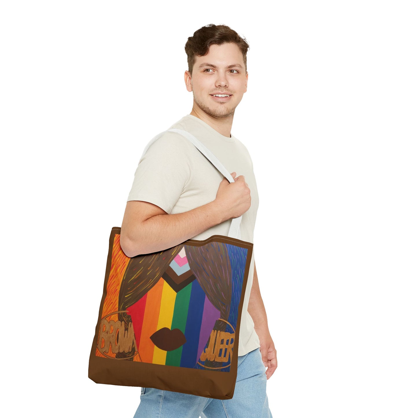 Brown and Queer Tote Bag