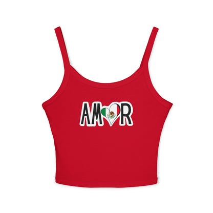Amor Mexico Spaghetti Strap Tank Top