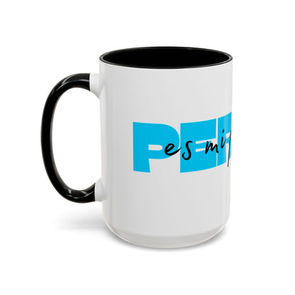 Perreo Es Mi Profesion Blue Accent Coffee Mug