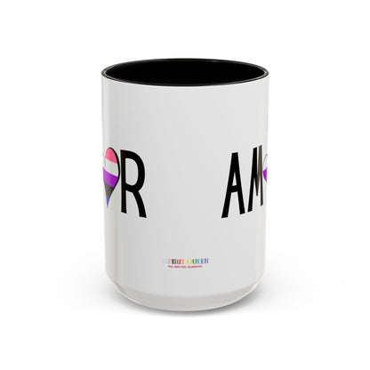 Amor Genderfluid Accent Coffee Mug