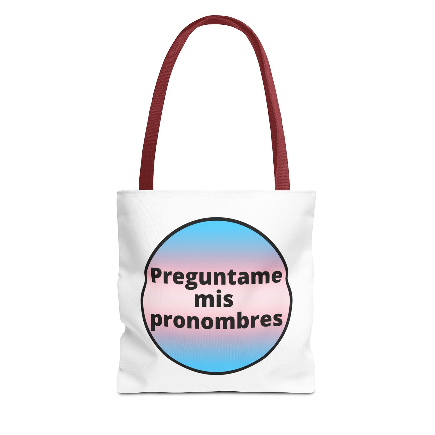 Preguntame mis Pronombres Trans Tote Bag