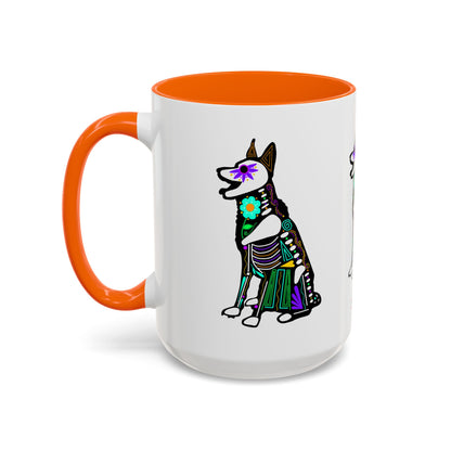 Dia de los Muertos German Shepard Coffee Mug