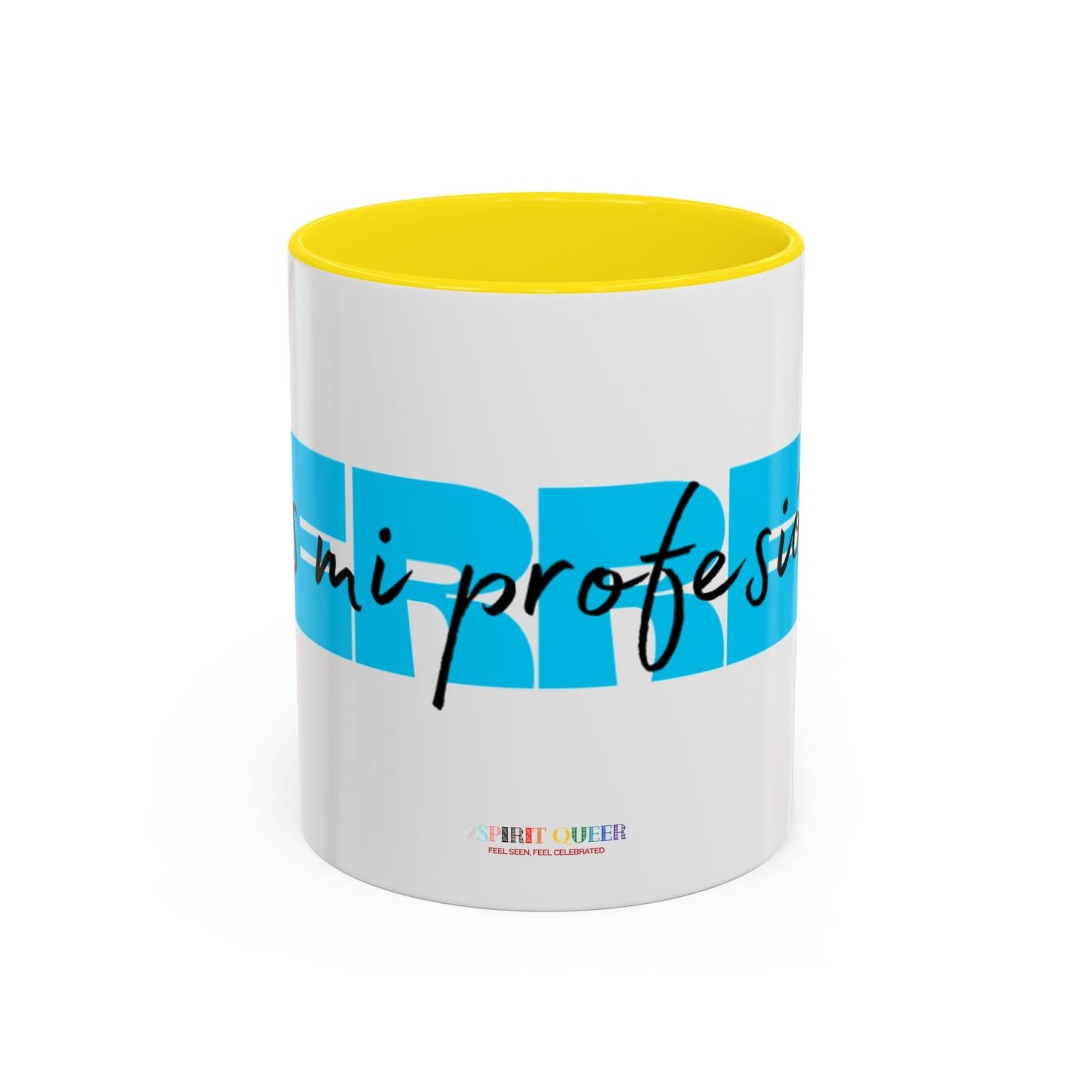 Perreo Es Mi Profesion Blue Accent Coffee Mug