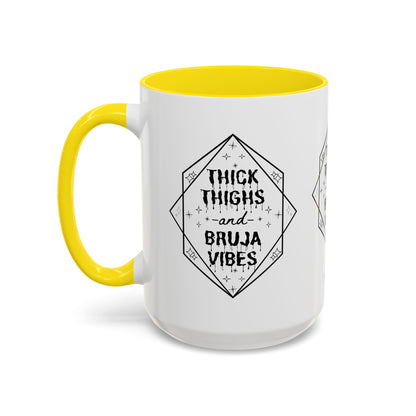Thick Thighs Bruja Vibes Coffee Mug