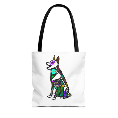 Dia de los Muertos German Shepard Tote Bag