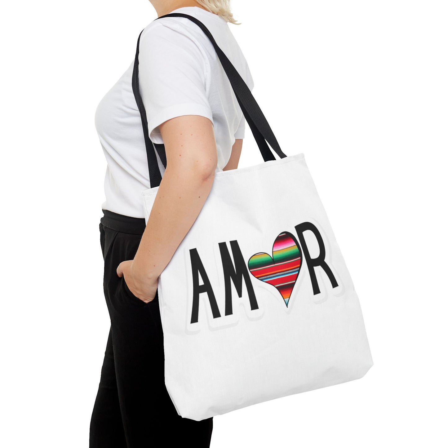 Amor Serape Tote Bag