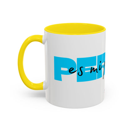 Perreo Es Mi Profesion Blue Accent Coffee Mug