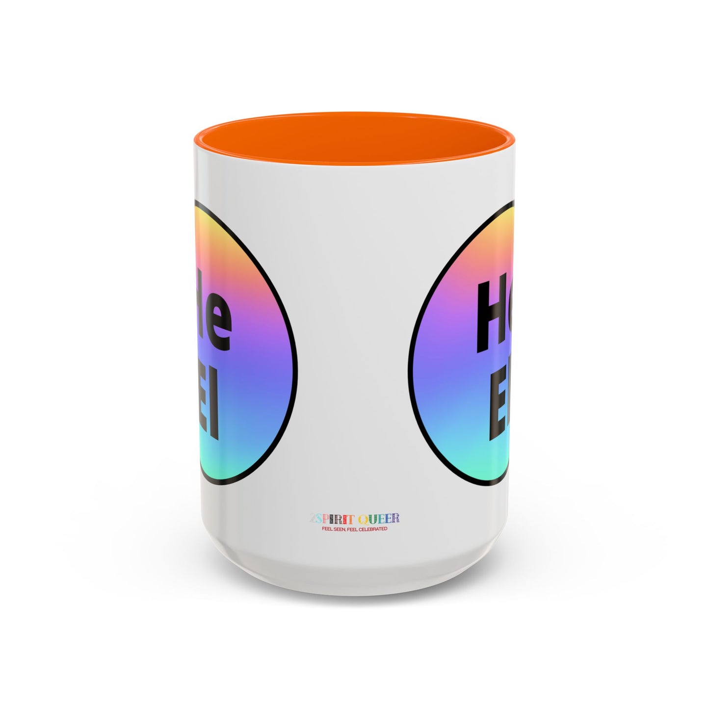 He / El Rainbow Coffee Mug