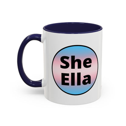 She/Ella Trans Coffee Mug