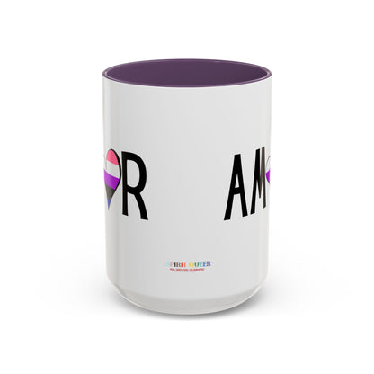 Amor Genderfluid Accent Coffee Mug