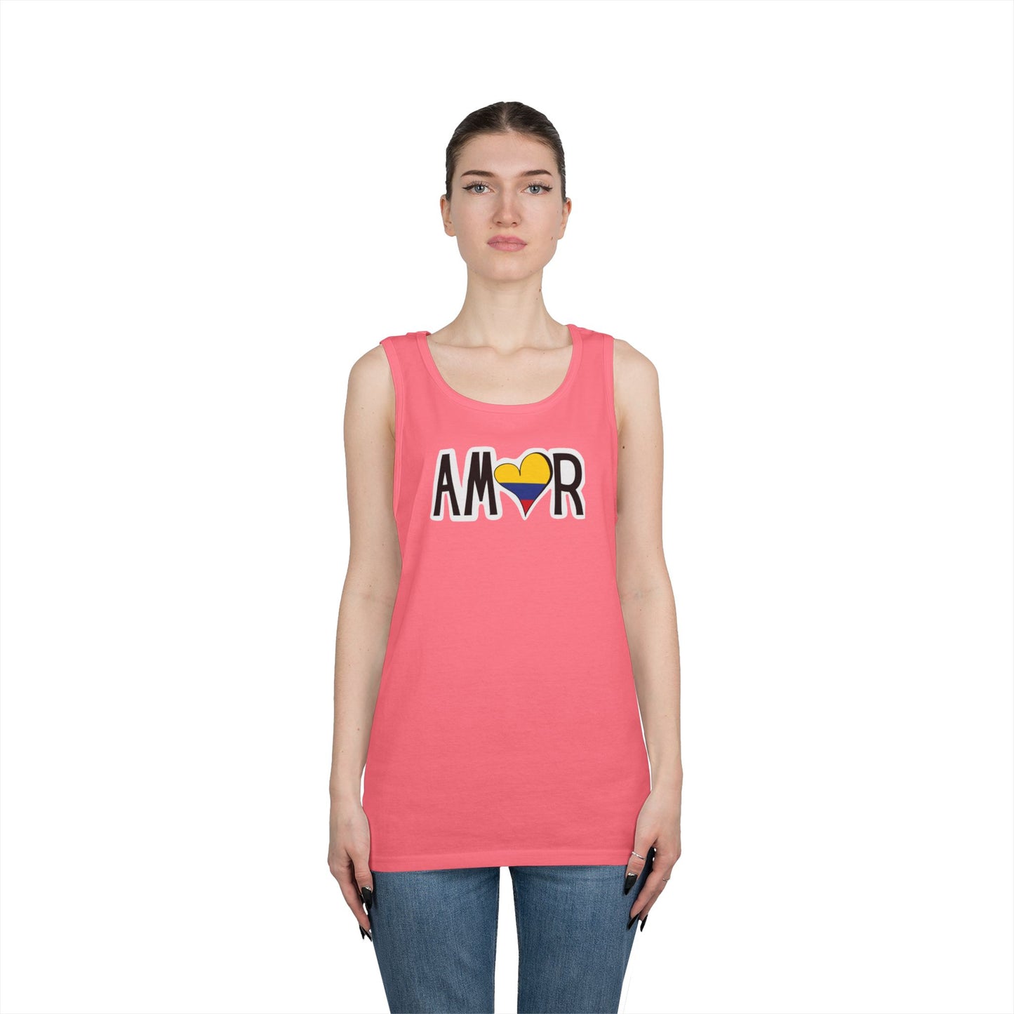 Amor Colombia  Heavy Cotton Tank Top