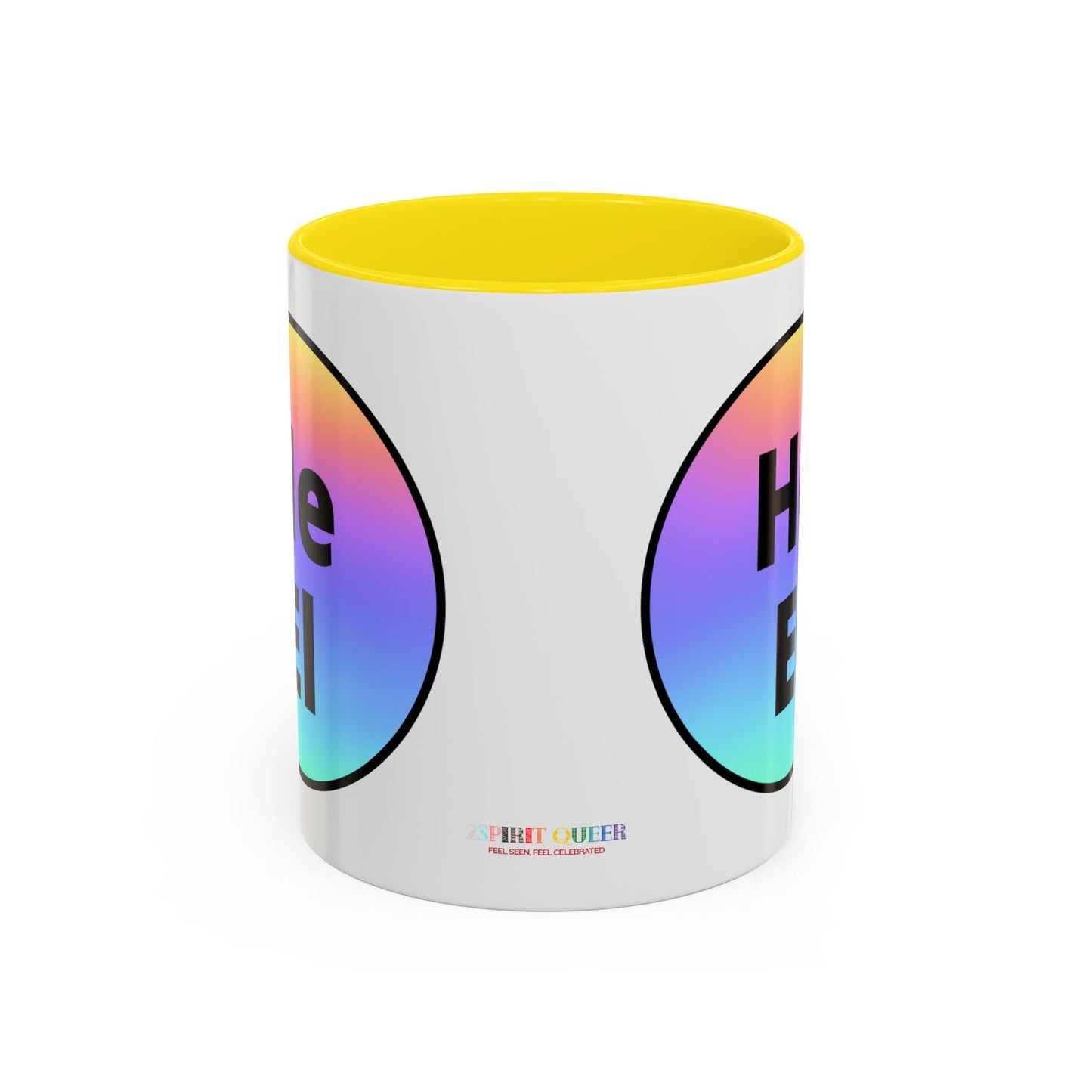 He / El Rainbow Coffee Mug