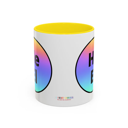 He / El Rainbow Coffee Mug