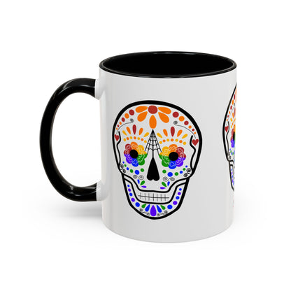 Queer Sugar Skull Coffee Mug