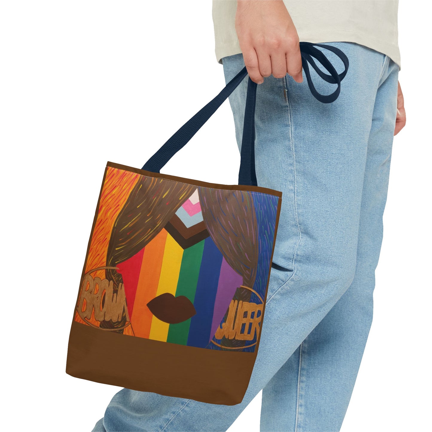 Brown and Queer Tote Bag