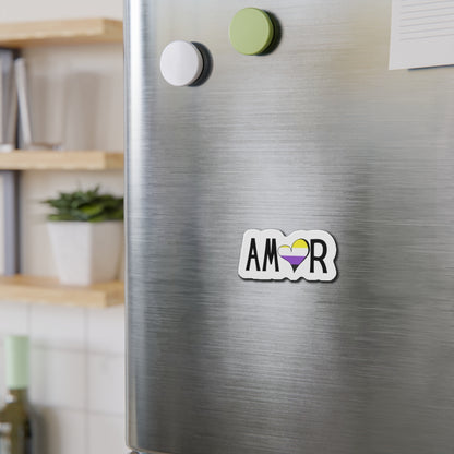 Amor Non Binary Die-Cut Magnet