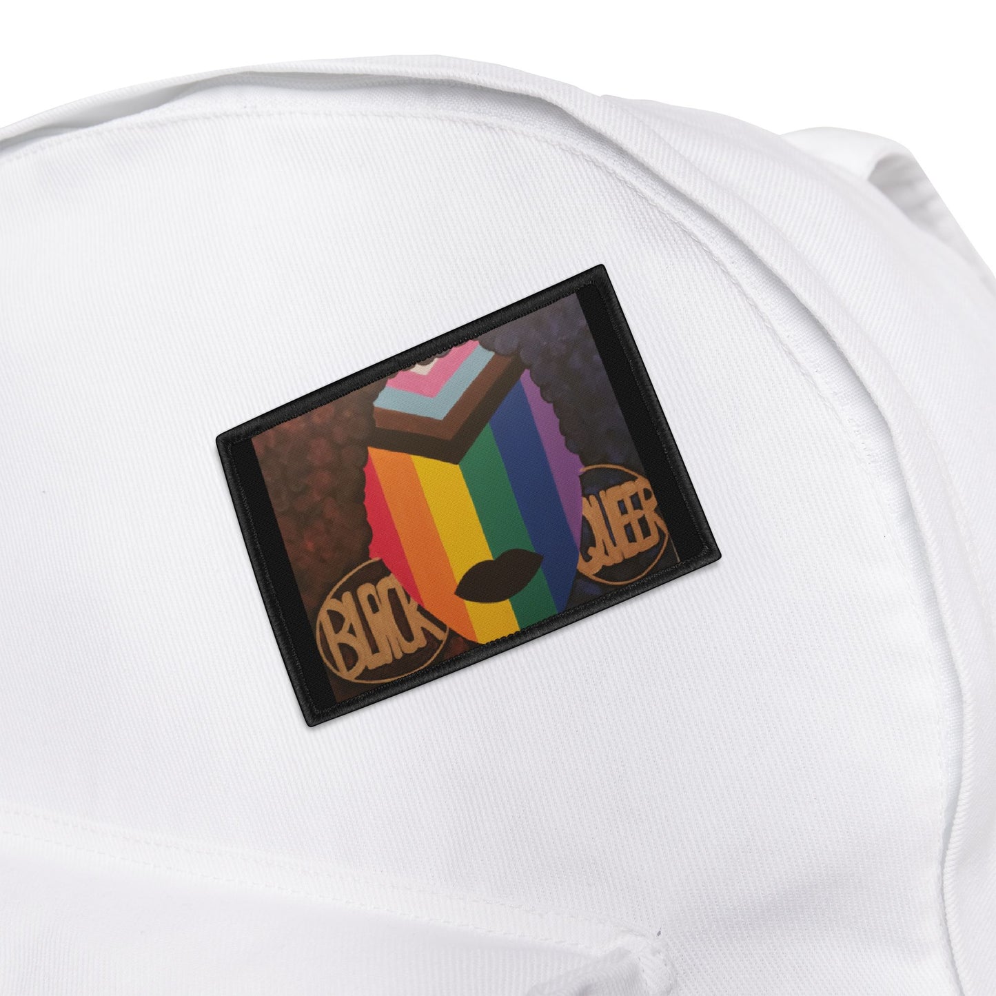 Black and Queer Iron-On Patch